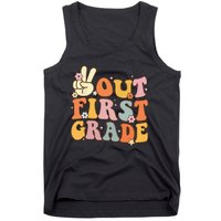 Peace Out First Grade Last Day Of School 1st Grade Tank Top