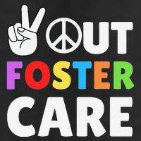 Peace Out Foster Care Parent Adoption Announcement Day 11oz C Handle Ceramic Mug