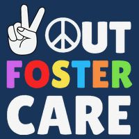 Peace Out Foster Care Parent Adoption Announcement Day Zip Tote Bag