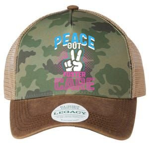 Peace Out Foster Care Modern Adoption Day Gotcha Family Cute Gift Legacy Tie Dye Trucker Hat