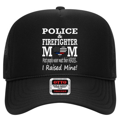 Police Officer Firefighter Fireman Mom Mother Trucker Hat