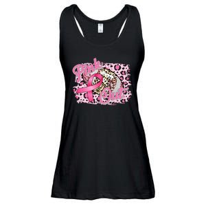 Pink Out Football Breast Cancer Awareness Ladies Essential Flowy Tank