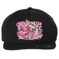 Pink Out Football Breast Cancer Awareness Wool Snapback Cap