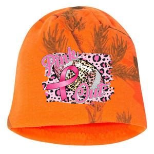 Pink Out Football Breast Cancer Awareness Kati - Camo Knit Beanie