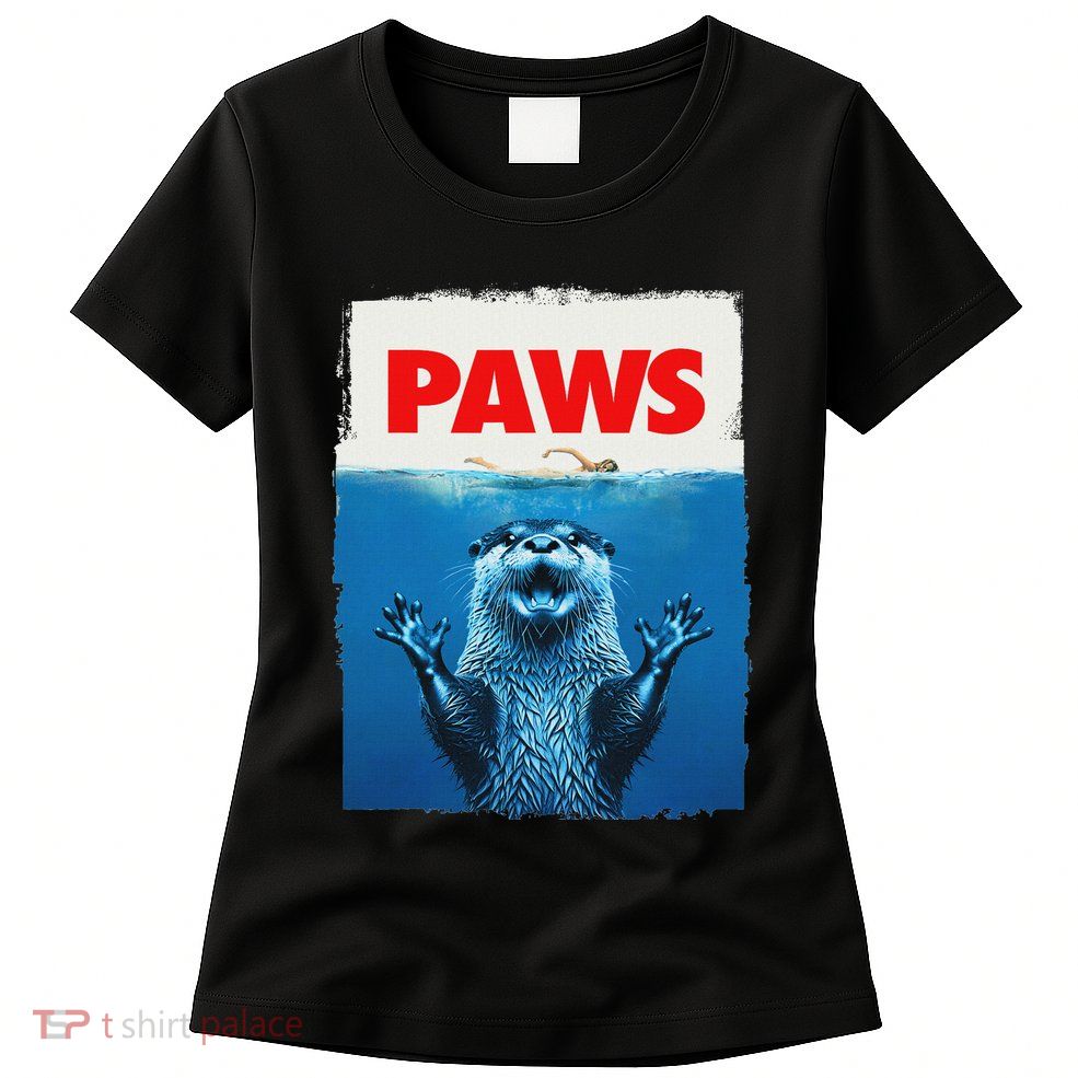 Paws Otter Funny Otter Lover Gifts Women's T-Shirt