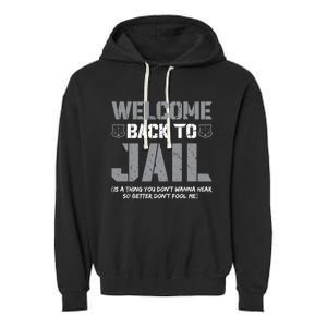 Probation Officer Funny Instructive Quote Parole Officer Gift Garment-Dyed Fleece Hoodie