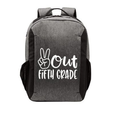 Peace Out Fifth Grade Vector Backpack