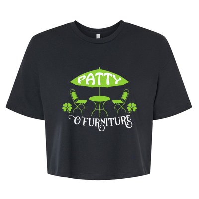 Patty O'Furniture Funny Bella+Canvas Jersey Crop Tee