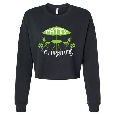 Patty O'Furniture Funny Cropped Pullover Crew