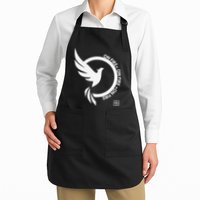 Phoenix On Fire Full-Length Apron With Pockets
