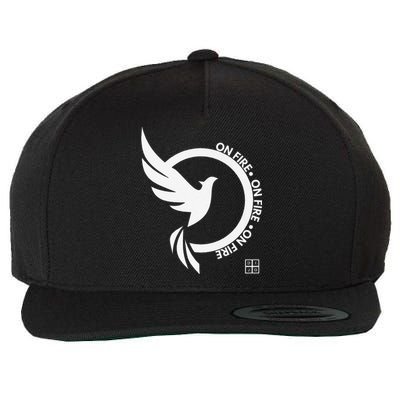 Phoenix On Fire Wool Snapback Cap