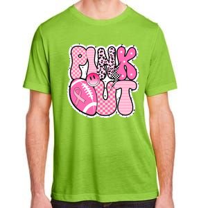 Pink Out Football Team Breast Cancer Awareness Adult ChromaSoft Performance T-Shirt