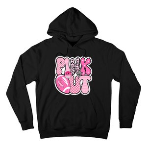 Pink Out Football Team Breast Cancer Awareness Hoodie