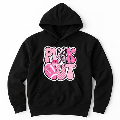Pink Out Football Team Breast Cancer Awareness Hoodie