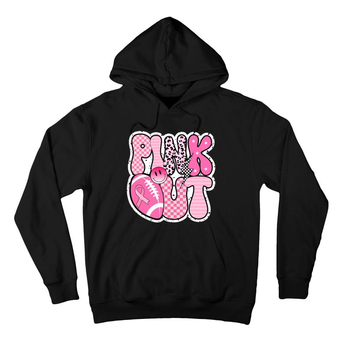 Pink Out Football Team Breast Cancer Awareness Hoodie