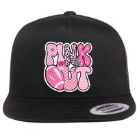 Pink Out Football Team Breast Cancer Awareness Flatbill Hat