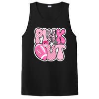 Pink Out Football Team Breast Cancer Awareness PosiCharge Competitor Tank