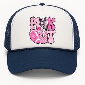 Pink Out Football Team Breast Cancer Awareness Trucker Hat