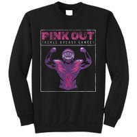 Pin.K Out Football Team Tackle Breast Cancer Awareness Month Sweatshirt