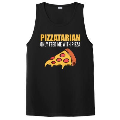 Pizzatarian Only Feed Me With Pizza Pizza Chef PosiCharge Competitor Tank