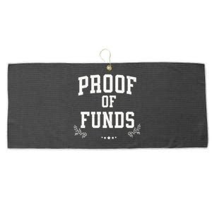 Proof Of Funds Large Microfiber Waffle Golf Towel