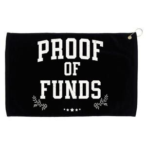 Proof Of Funds Grommeted Golf Towel