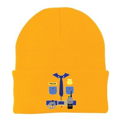 Police Officer For Boy Girl Cop Uniform Knit Cap Winter Beanie