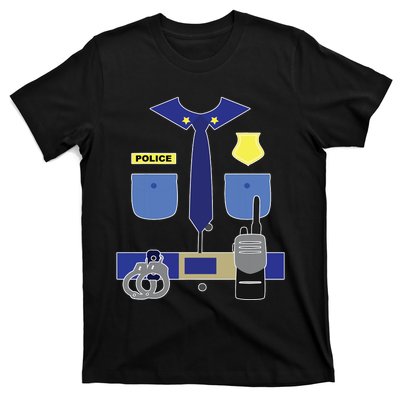 Police Officer For Boy Girl Cop Uniform T-Shirt