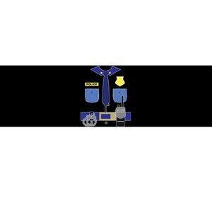 Police Officer For Boy Girl Cop Uniform Bumper Sticker