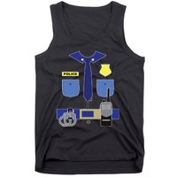 Police Officer For Boy Girl Cop Uniform Tank Top