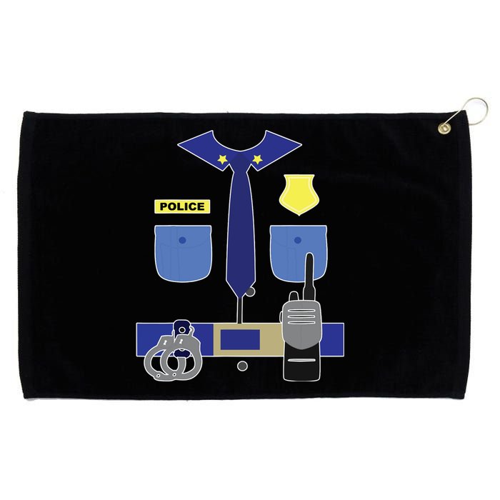 Police Officer For Boy Girl Cop Uniform Grommeted Golf Towel