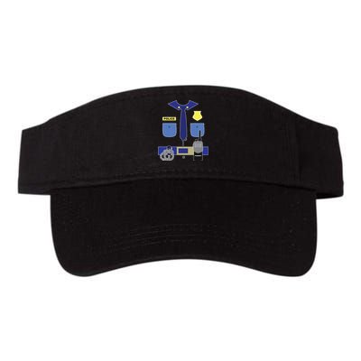 Police Officer For Boy Girl Cop Uniform Valucap Bio-Washed Visor