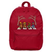 Poor Otter Family Abbey Road Christmas Mouse Lover 16 in Basic Backpack