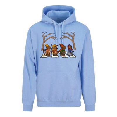 Poor Otter Family Abbey Road Christmas Mouse Lover Unisex Surf Hoodie