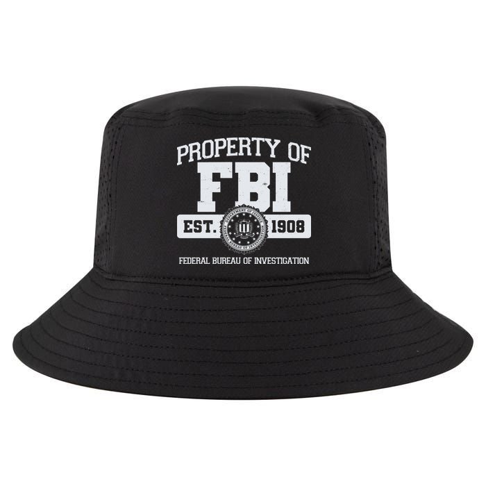 Property Of FBI Federal Bureau Of Investigation Est 1908 Cool Comfort Performance Bucket Hat