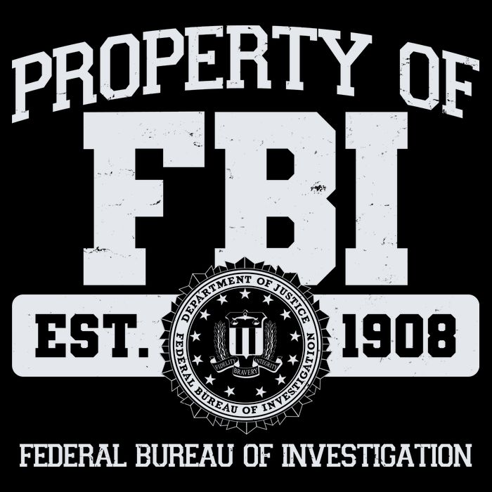 Property Of FBI Federal Bureau Of Investigation Est 1908 Impact Tech Backpack