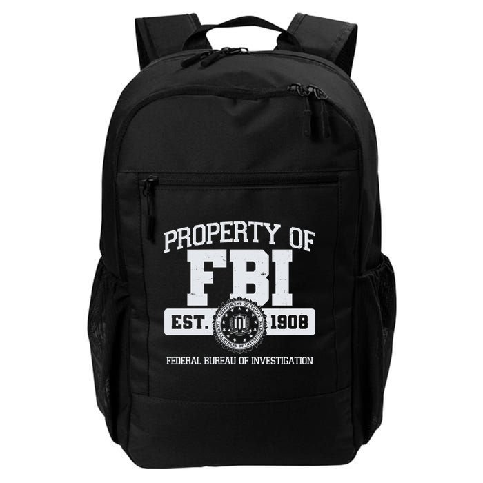 Property Of FBI Federal Bureau Of Investigation Est 1908 Backpack