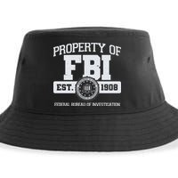 Property Of FBI Federal Bureau Of Investigation Est 1908 Sustainable Bucket Hat