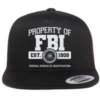 Property Of FBI Federal Bureau Of Investigation Est 1908 Flat Bill Trucker Hat