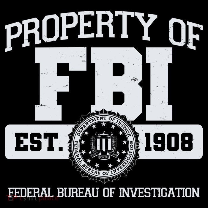 Property Of FBI Federal Bureau Of Investigation Est 1908 Premium T-Shirt