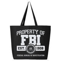 Property Of FBI Federal Bureau Of Investigation Est 1908 25L Jumbo Tote