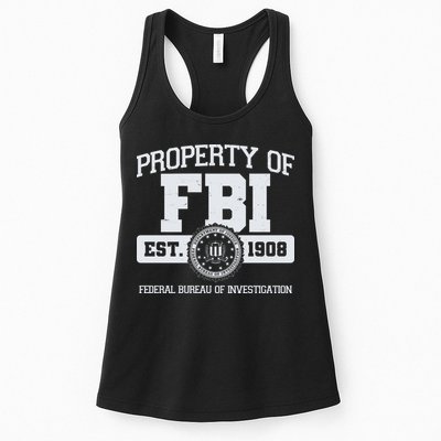 Property Of FBI Federal Bureau Of Investigation Est 1908 Womens Tank Top