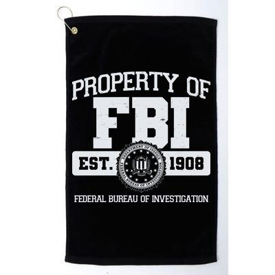 Property Of FBI Federal Bureau Of Investigation Est 1908 Golf Towel