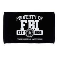 Property Of FBI Federal Bureau Of Investigation Est 1908 Microfiber Hand Towel
