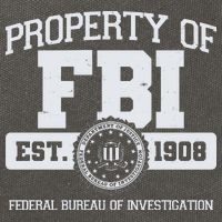Property Of FBI Federal Bureau Of Investigation Est 1908 Cotton Canvas Backpack