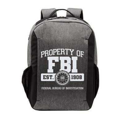 Property Of FBI Federal Bureau Of Investigation Est 1908 Vector Backpack