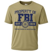 Property Of FBI Federal Bureau Of Investigation Est 1908 Cooling Performance Crew T-Shirt