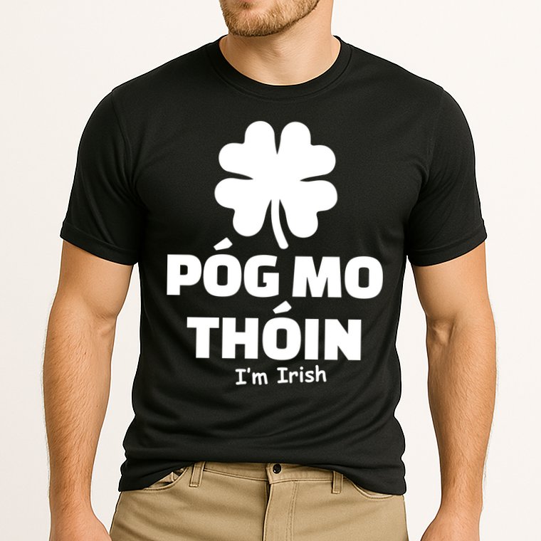 Pog mo thoin - Kiss my ass - I'm Irish Cooling Performance Crew T-Shirt