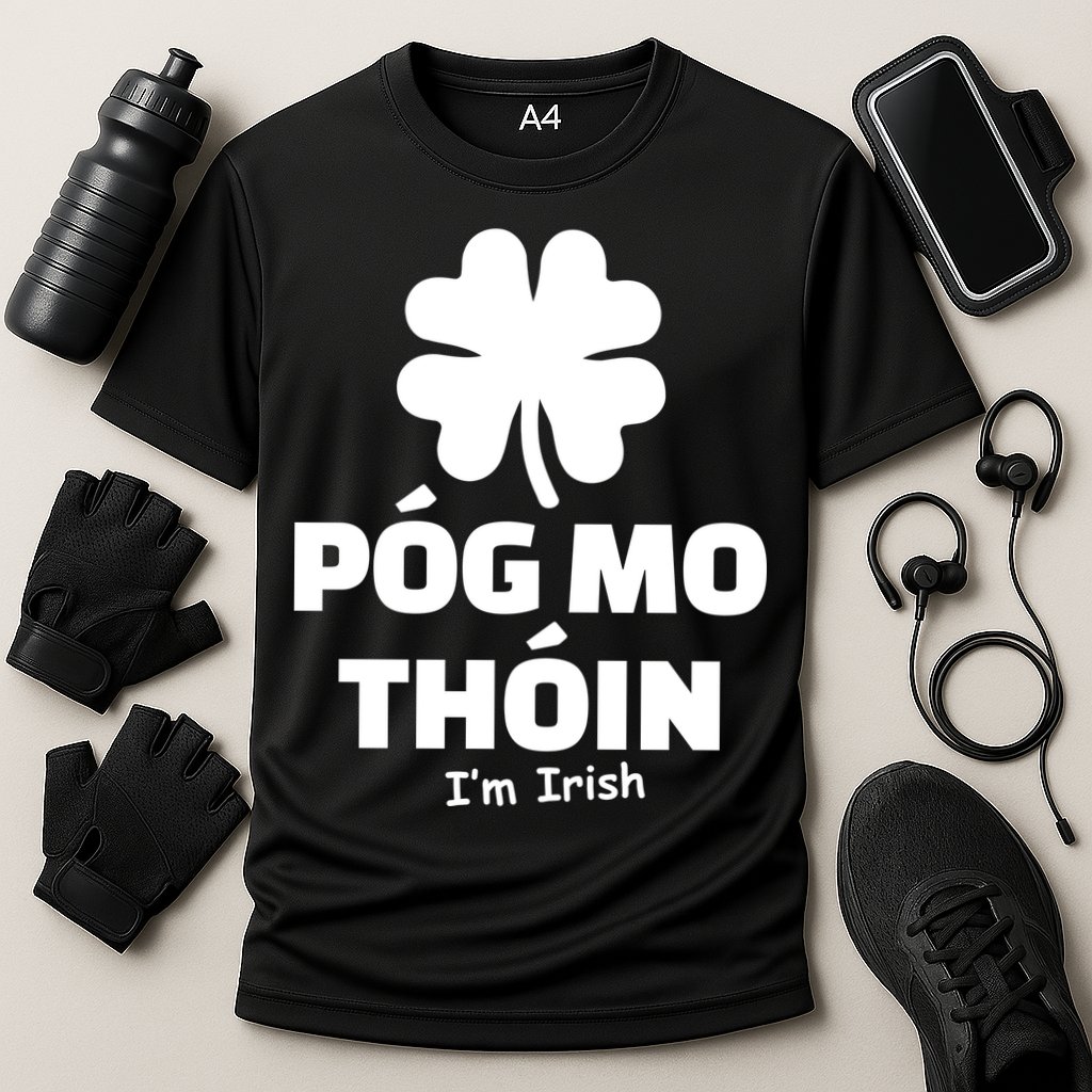 Pog mo thoin - Kiss my ass - I'm Irish Cooling Performance Crew T-Shirt