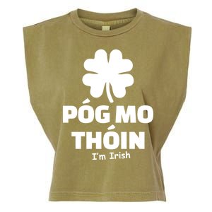 Pog mo thoin - Kiss my ass - I'm Irish Garment-Dyed Women's Muscle Tee